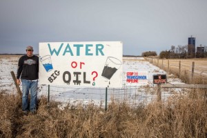 Jim Tarnick, a farmer near Fullerton, NE and one of the landowner-plaintiffs suing TransCanada over eminent domain threats (Photo by Mary Ann Andrei)