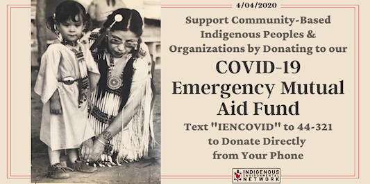 COVID-Mutual-Aid-Donate | Indigenous Environmental Network