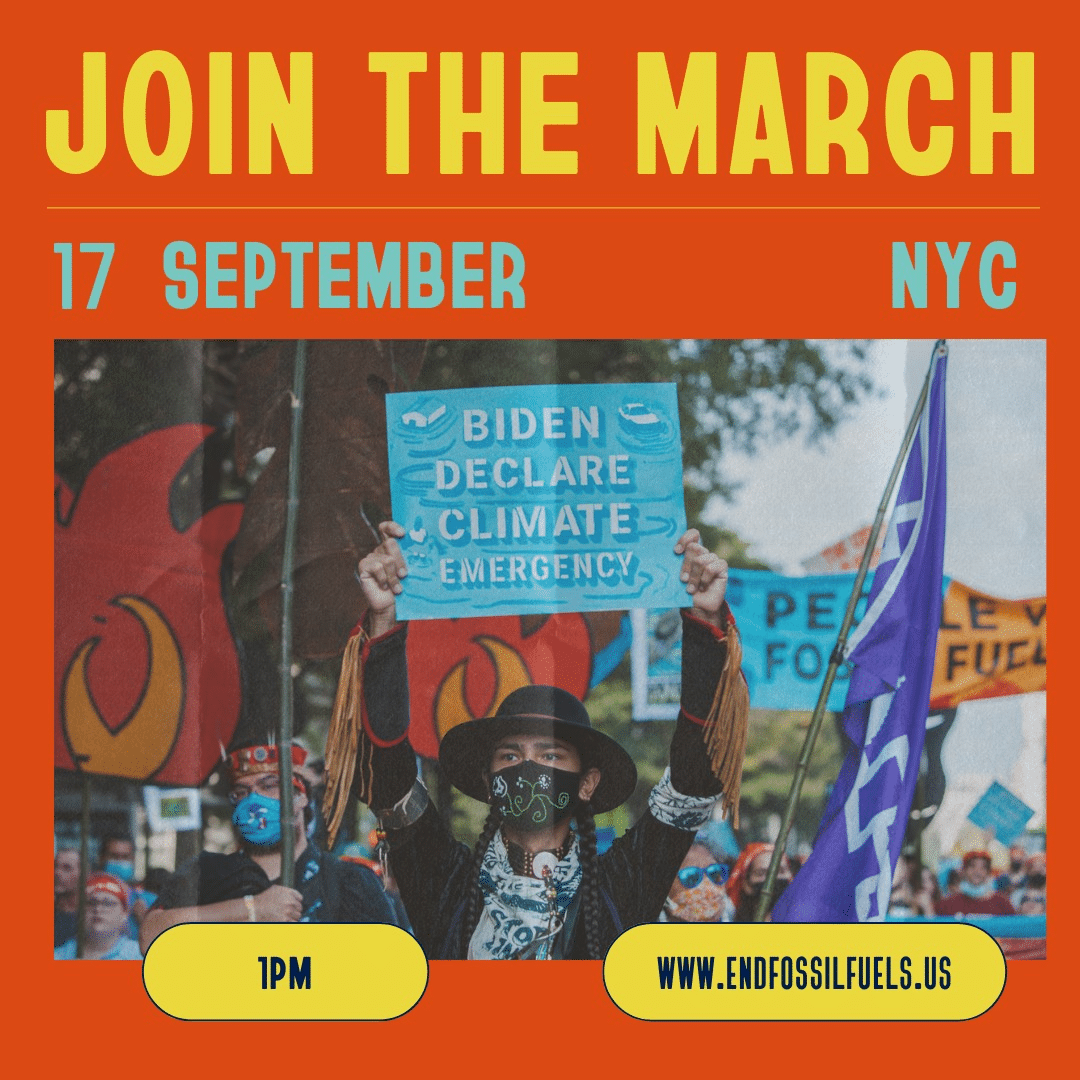 March to end fossil fuels - Sept 17 2023 - New York City