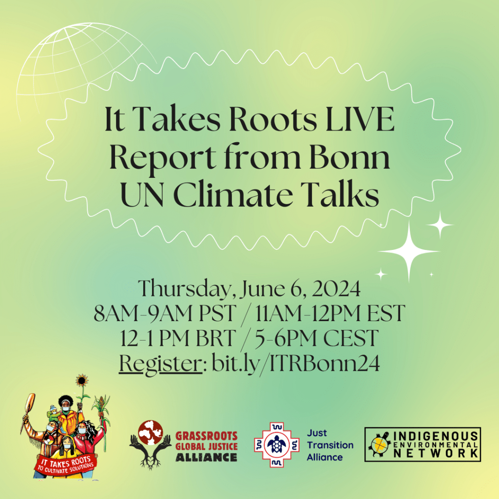 It Takes Roots LIVE Report from Bonn UN Climate Talks