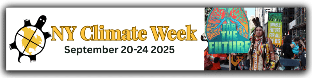 NY Climate Week - September 20-24 2025